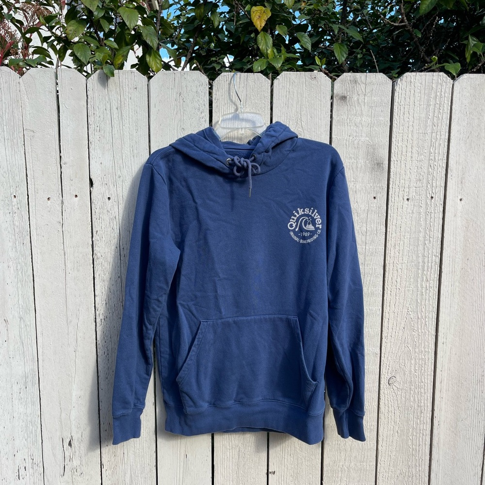 Quiksilver Men's Blue Hoodie